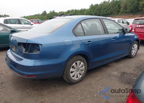 2015 Volkswagen Jetta 2.0L S z USA, uszkodzony, nr VIN 3VW2K7AJ0FM347625